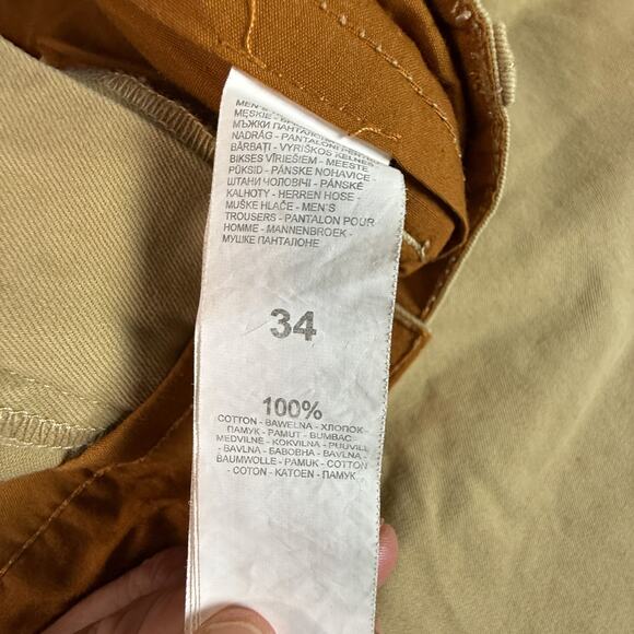 Cropp Street & Workwear “Anderson” Tan Cotton Work Pants Size 34 Mens - Picture 5 of 8